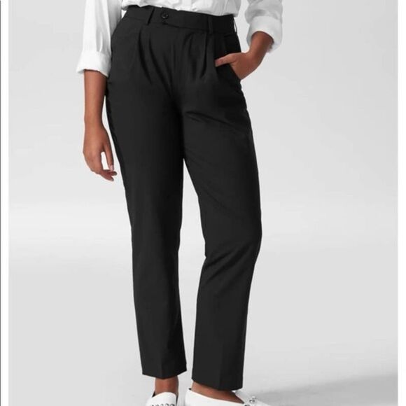 Universal Standard Silvia Wool Blend Ankle Trousers S 14-16 - Picture 1 of 8